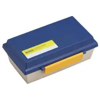 在飛比找蝦皮購物優惠-免運 OSK BUDDY 拼色樂扣塑膠便當盒(藍色/800M