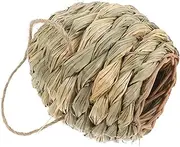 Milisten Handwoven Seagrass Nest for Hamsters Squirrels Rats Rabbits Chinchillas Natural Hideout Habitat