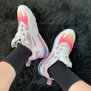 Nike Air Max 270 React 白桃綠97 白黑/奶茶