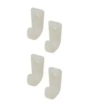 Whitecap 3460W White Nylon FlagStaff Holder Hook