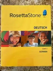 RosettaStone German (Deutsch) Level 1 Boxed Set - Win/Mac Personal Edition