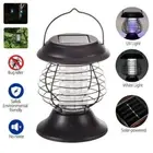 Solar Powered Mosquito Insect Killer LED Light Trap Fly Bug Zapper Lamp Outdoor