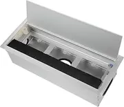 Rectangular Data Line Organizer Box Durable Cable Storage with Cover for Multi Functional Design for Power Strips and Cords