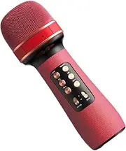 Microphone for Karaoke - Portable Handheld Mic Speaker,Multifunctional Cordless Microphones, Speakers, Voice Recorders, Music Players for Friends Family