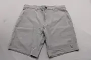 Johnnie-O Men's Calcutta PREP-FORMANCE Woven Golf Shorts MS7 Chrome Size 32