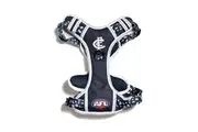 AFL Carlton Blues Pet Dog Puppy No Pull Canvas D-Ring Harness Adjustable Vest XL