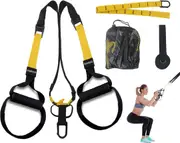 Adjustable Suspension Trainer Kit for Full-Body Workouts