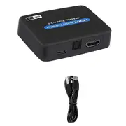 4K -Compatible Audio Extractor -Compatible Audio Splitter -Compatible Video Converter Splitter Black