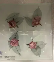 Hot Plate, Trivet, Glass Trivet, Rose Trivet