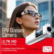 2.7K HD 1080P WiFi Glasses Camera Mini Digital Camera 0.96" Screen Action Camera