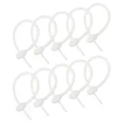 30 Pack Silicone Cable Ties 8.5 Inch Reusable Zip Ties Silicone Twist Ties fo...