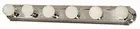 36" 6 Light Vanity Strip - Polished Chrome Finish - SATCO-60-298