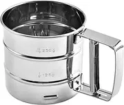 Handheld Flour Sieve Fine Mesh Staninless Steel Icsing Sugar Powder Strainer Semiautomatic Flour Sifter Kitchen Baking Tools Cake Utensils Sale?2019