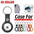 For Apple AirTag Leather Case Protective Cover Location Tracker Air Tag Holder