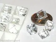 1 pc.Vintage SWAROVSKI Crystal Cube ball supplies No holes 3/4 flat back 6mm
