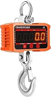[JAJAJ] Industrial Digital Crane Scale Electronic Crance Scale, 500KG/1500kg Industrial Heavy Duty Hook Weight Balance N/lb/kg Digital Hanging Scales 20M Remote Control for Farm,Livestock,Factory,Construction