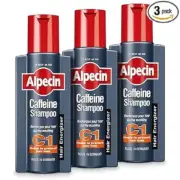 Alpecin Caffeine Shampoo C1 3x 250ml | Scalpe Shampoo for Hair Fall Control