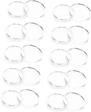 DOITOOL 100Pcs Coin Capsules Professional Coin Holders for Convenient Storage and Display for Collectors Organize and Protect