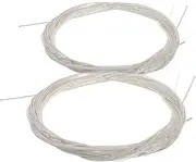 QUMIIRITY Acoustic Guitar Strings 2 Sets Nylon Classical Strings Silverplated High Durability Maintenance Tools Included