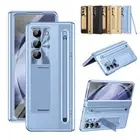 Screen Protector Hinge Stand Case + Pen Stylus For Samsung Galaxy Z Fold 6/5/4