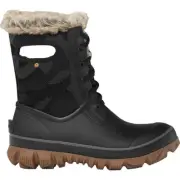 Bogs Z29118 Womens Black Arcata Tonal Camo WP Winter Boots Size 11 M