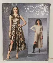 Vogue V1725 Sewing Pattern Misses Dress Size 8 - 16 Uncut