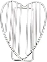 BEBEMOKO Stainless Steel Taco Rack Stand Compact Baked Pancake Holder for Family Gatherings Outdoor Parties Restaurants Easy to Clean Reusable Design