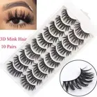 Fashion Multilayers Fluffy 3D Mink Hair False Eyelashes Natural Long Wispy