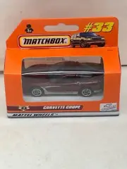 1998 MATCHBOX SUPERFAST #33 CORVETTE COUPE NEW IN BOX