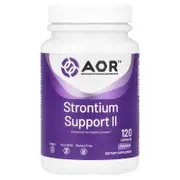 Advanced Orthomolecular Research AOR, Strontium Support II, 341 mg, 120 Capsules