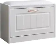 Footstool Shoe Bench Soft Bag Changing Shoe Stool at The Door Simple Shoe Stool Shoe Cabinet Home Can Sit Storage Shoe Cabinet Hallway Storage Bench (Color : A, Size : S 55cm)