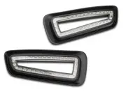 For 2010-2014 Ford F150 Raptor SVT White LED Fog Light DRL Daytime Running Lamps