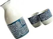 COLLBATH 1 Set Wine Set Sake Wine Cups Ceramic Wine Cup Unique Tea Storage Bottle Wine Storage Bottle Wine Kit Ceramics