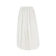 [PINKO] PINKO Poplin long balloon skirt Woman M M White