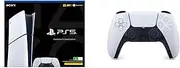 PS5 Digital Console (Slim) + White DualSense