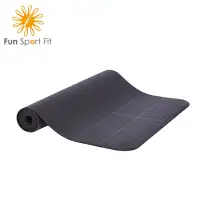 在飛比找Yahoo奇摩購物中心優惠-Fun Sport fit-快樂島 高效PU皮革正念瑜珈墊-