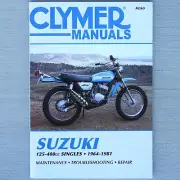 Suzuki TC TM RL TS 125 185 250 500 TC125 TS125 TM125 TM250 CLYMER REPAIR MANUAL