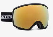 NEW Electric EGG Ski Snow Goggles-Black Tape-Brose Gold Chrome+Bonus Lens