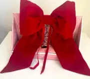Cupcakes And Cashmere Red Bow Christmas Tree Topper