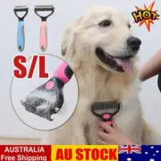 Dog Pet Cat Grooming Comb Brush Undercoat Rake Dematting Deshedding Trimmer ToKC