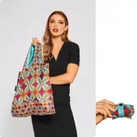 在飛比找博客來優惠-ENVIROSAX 折疊環保購物袋─非洲時尚 星芒