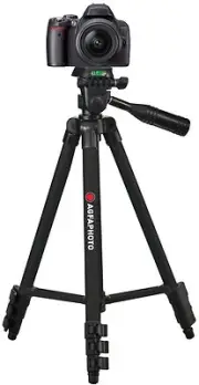 Bubble Level 50" AGFAPHOTO Tripod With Case For Samsung ST66 WB250 WB30F WB800F