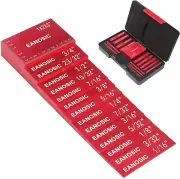 Setup Blocks Height Gauge Set, 15Pcs Precision Aluminum Setup Bars for Router an