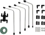 Coolant Crossover Steam Vent Kit Stainless Steel High Strength Steam Port Kit Fuel Brake Line Cool Crossover Kit for LS1 LS2 LS3 LS6 LS7 LSX Engines