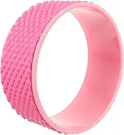 Kisangel Yoga Roller Yogaaccessories Yoga Wheel Prop Muscle Stretching Roller Watch Pilates Foam Wheel Yoga Rings Back Japanese Snacks Pink Eva To Stretch Props 3d