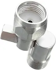 Aluminium Alloy Silver Swivel Joint Tool Adapter Fit for Airless Sprayer Gun