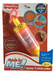 Fisher-Price Made By Me Stamp & Store Roller with Dough, Kids Arts & Crafts