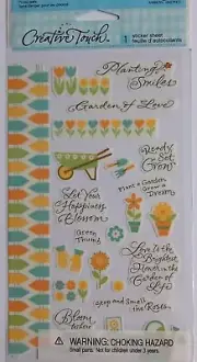 AMERICAN GREETINGS CREATIVE TOUCH GARDENING STICKERS ~ PLANTING~SPRINGTIME
