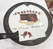 Oneida Chocolate Velvet Cake Stand And Server