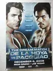 manny paquiao vs. oscar de la hoya poster the dream match